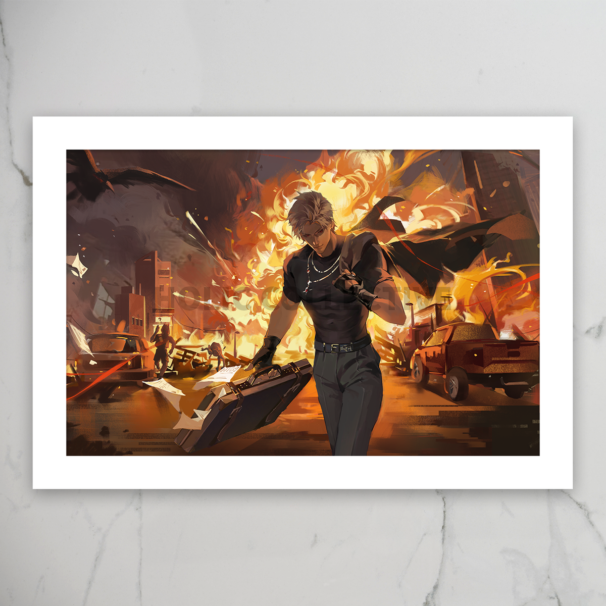 Sylus 11x17" Poster Wall Art Foil Print 'Blast Dogma'
