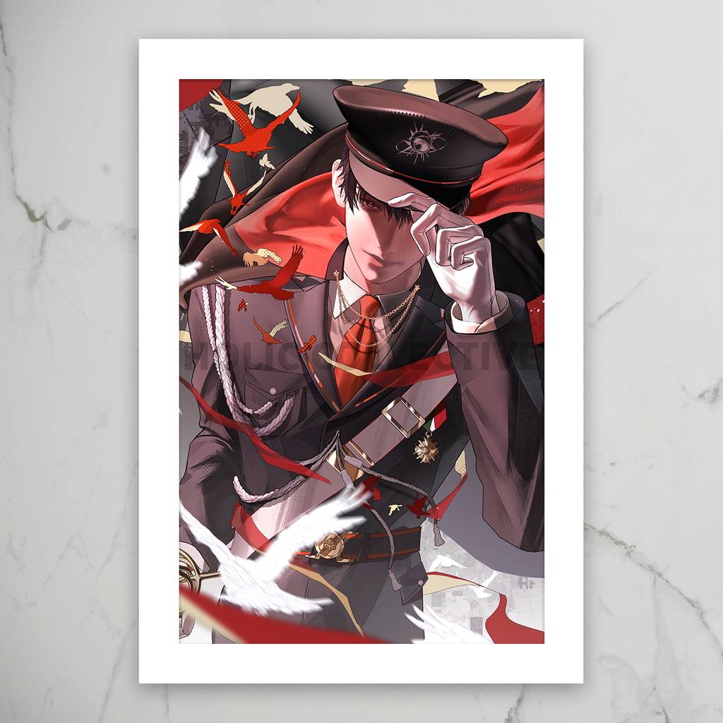 Caleb 11x17" Poster Wall Art Foil Print | Military Series