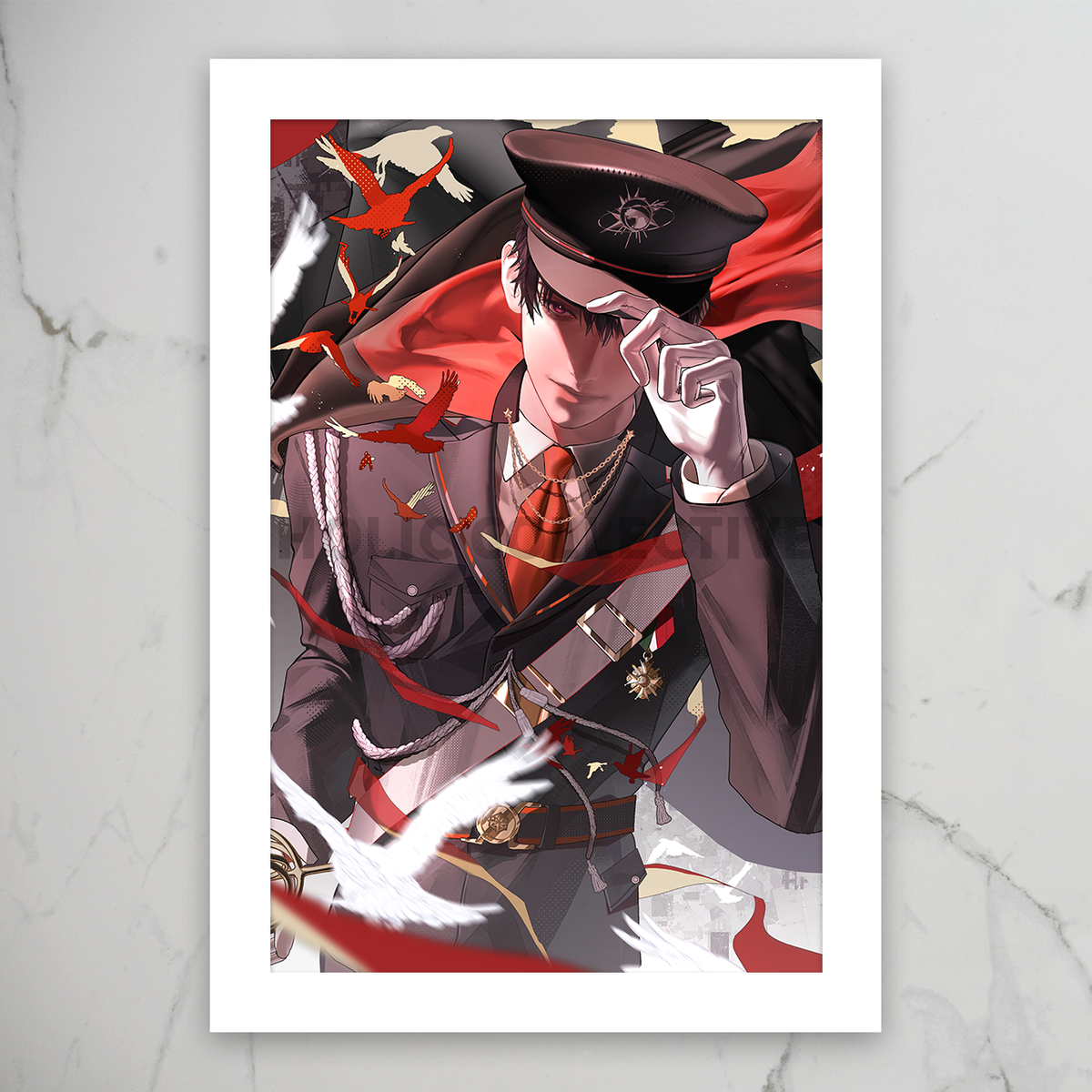 Caleb 11x17" Poster Wall Art Foil Print | Military Series