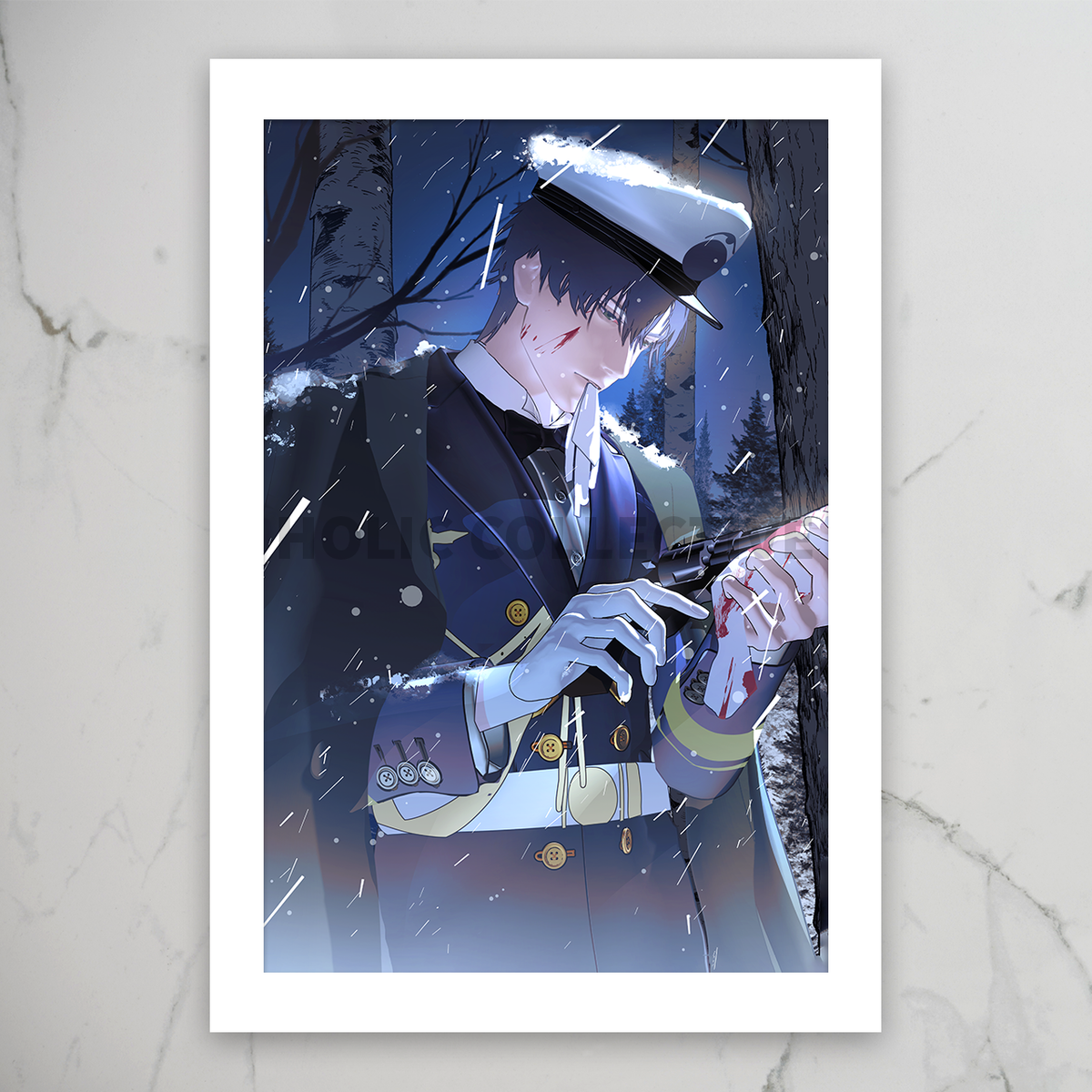 Zayne 11x17" Poster Wall Art Foil Print | Military Series