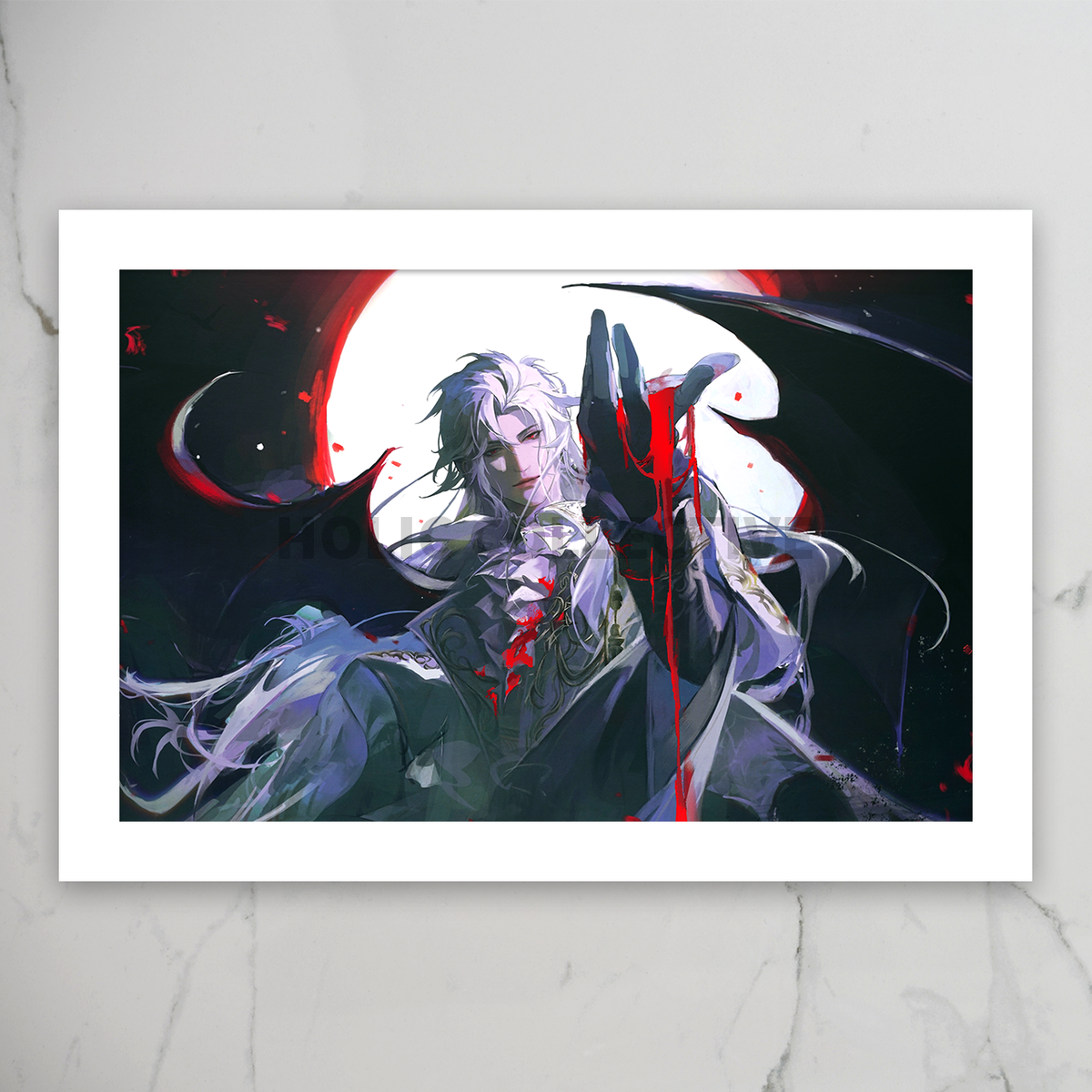 Sylus 11x17" Poster Wall Art Foil Print 'Sanguine Banquet'