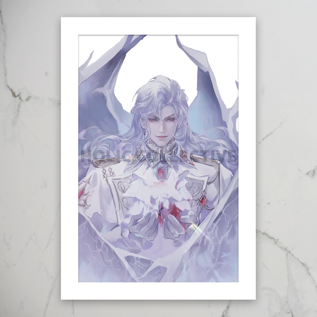 Sylus 11x17" Poster Wall Art Foil Print 'Silver Destiny'