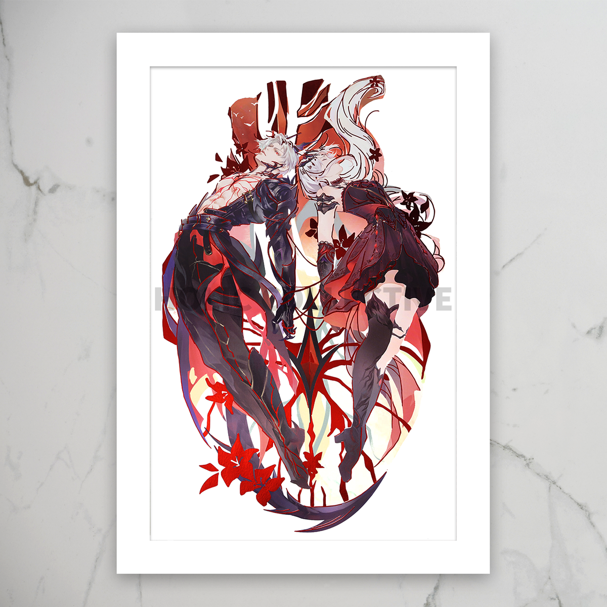 Sylus 11x17" Poster Wall Art Foil Print 'Soul Intertwined'