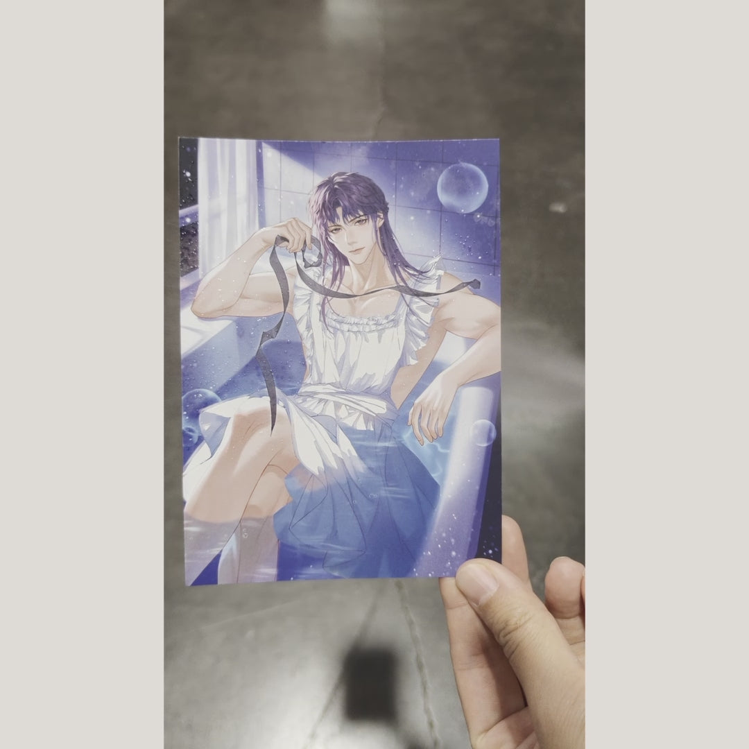 Rafayel Liquid Reactive Postcard Print 'Maid'