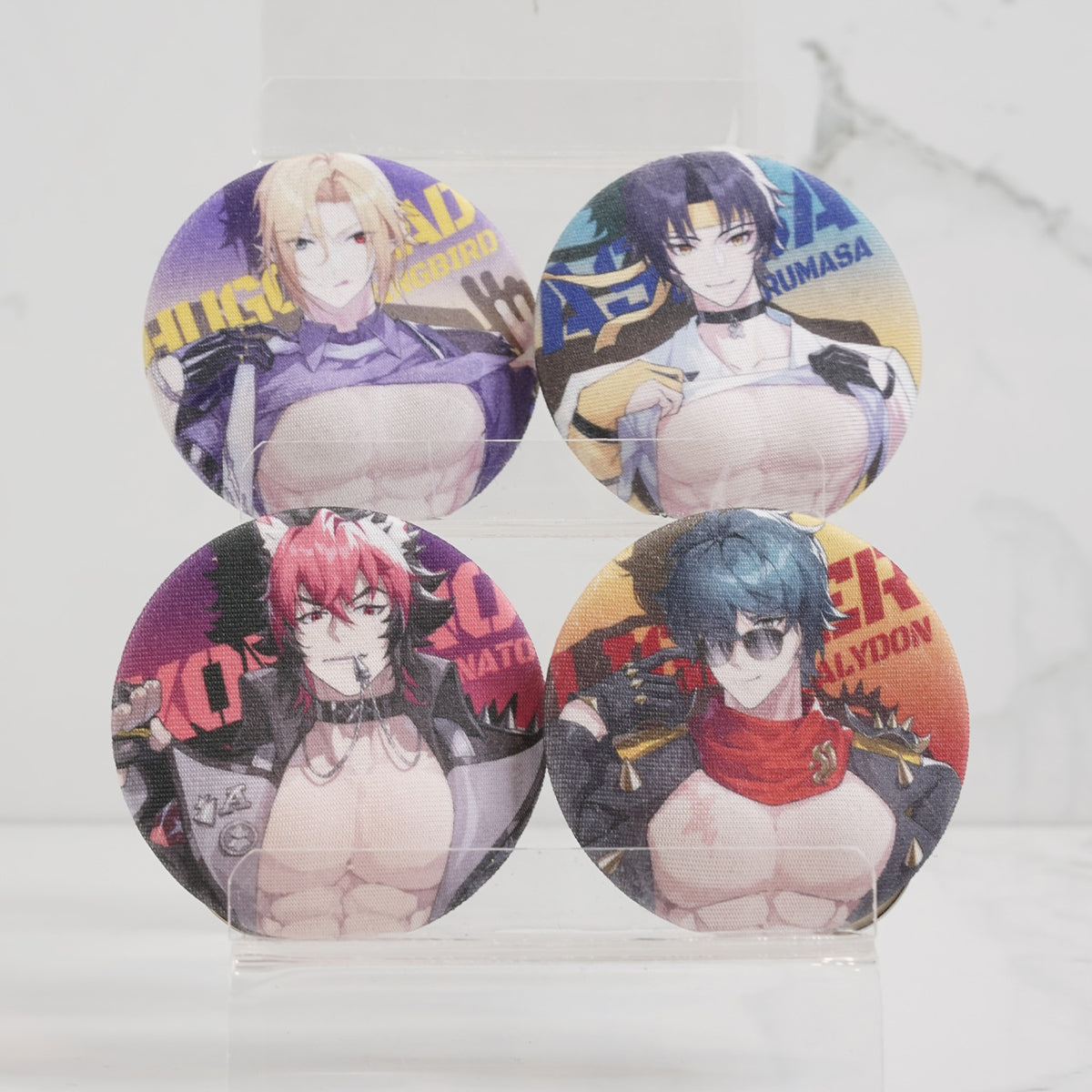 Zenless Zone Zero 3D Chest Button Keychains