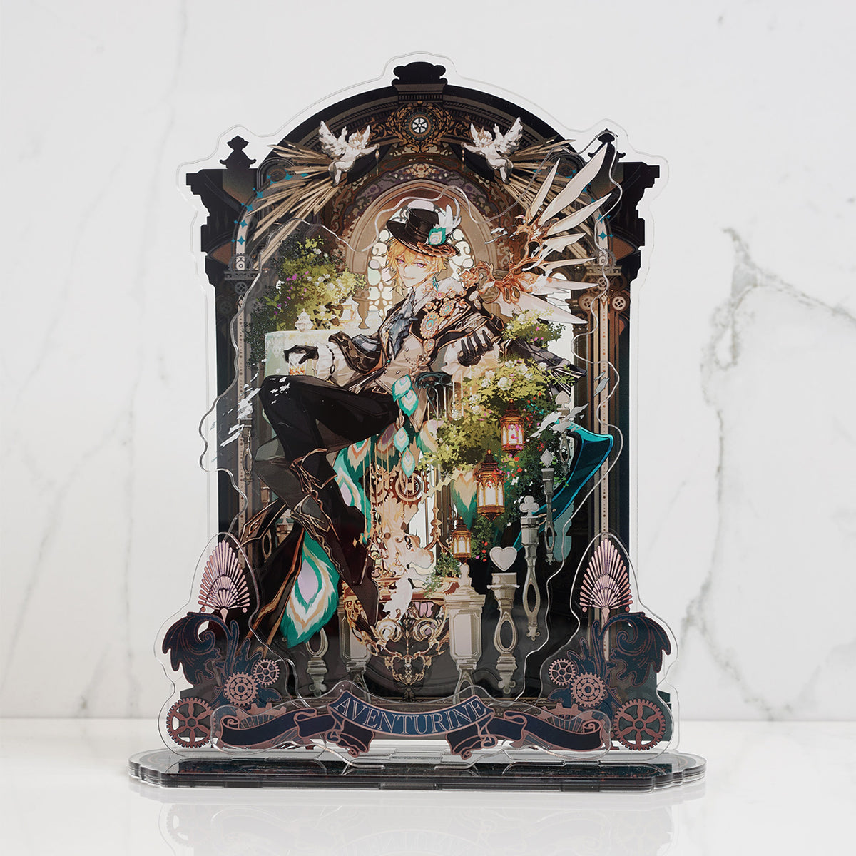 Aventurine 8" / 20cm Standee 'Hearts of Gears'