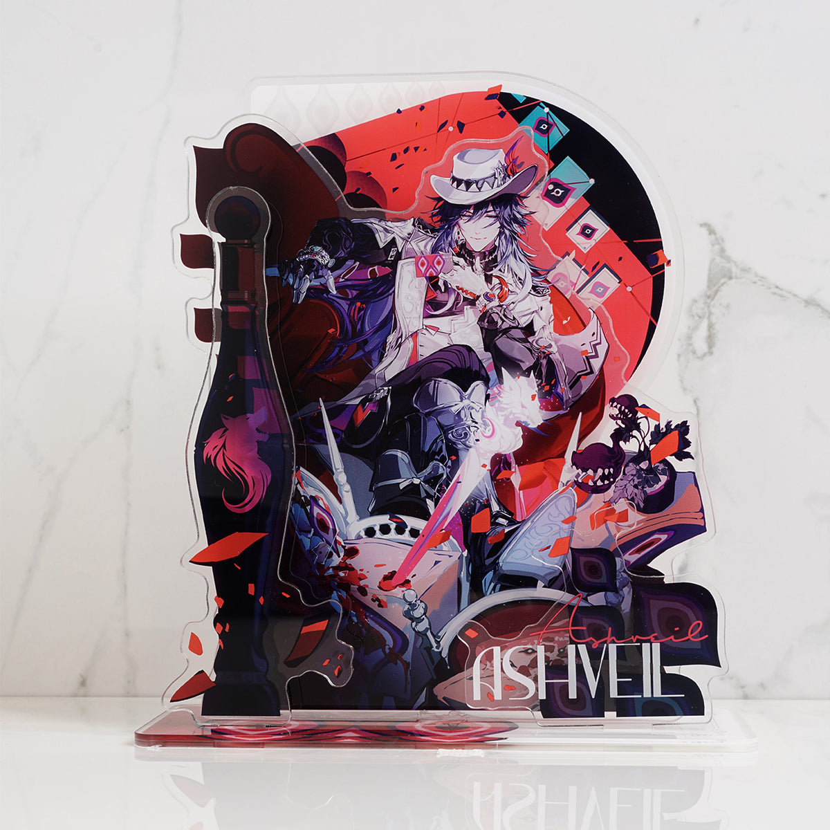 Ashveil 8" / 20cm Standee  'Rite of Fallen Veils'