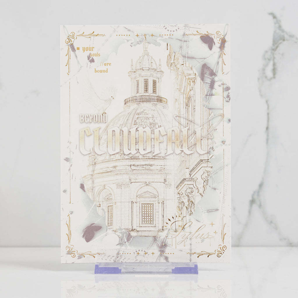 Sylus Foil Postcard Print 'Beyond Cloudfall'