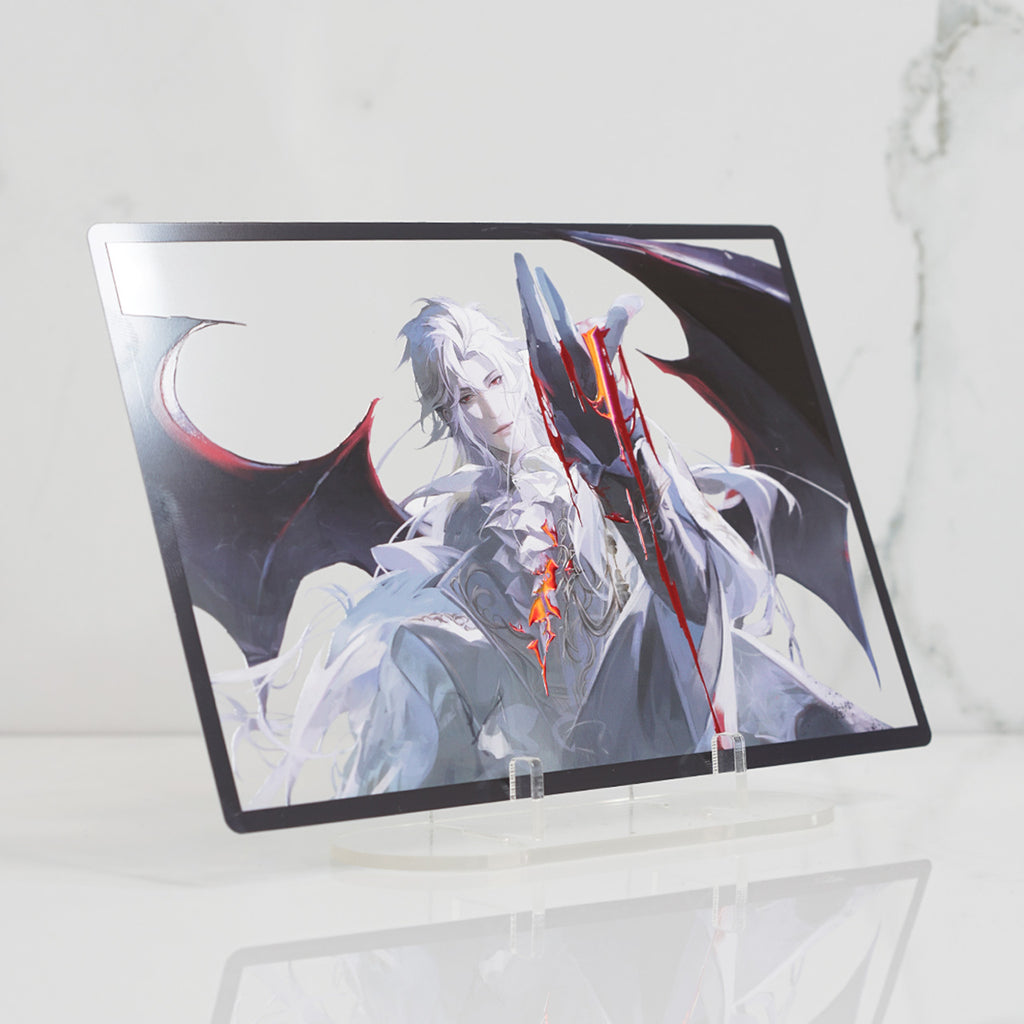 Sylus Foil Transparent Postcard Print 'Sanguine Banquet'
