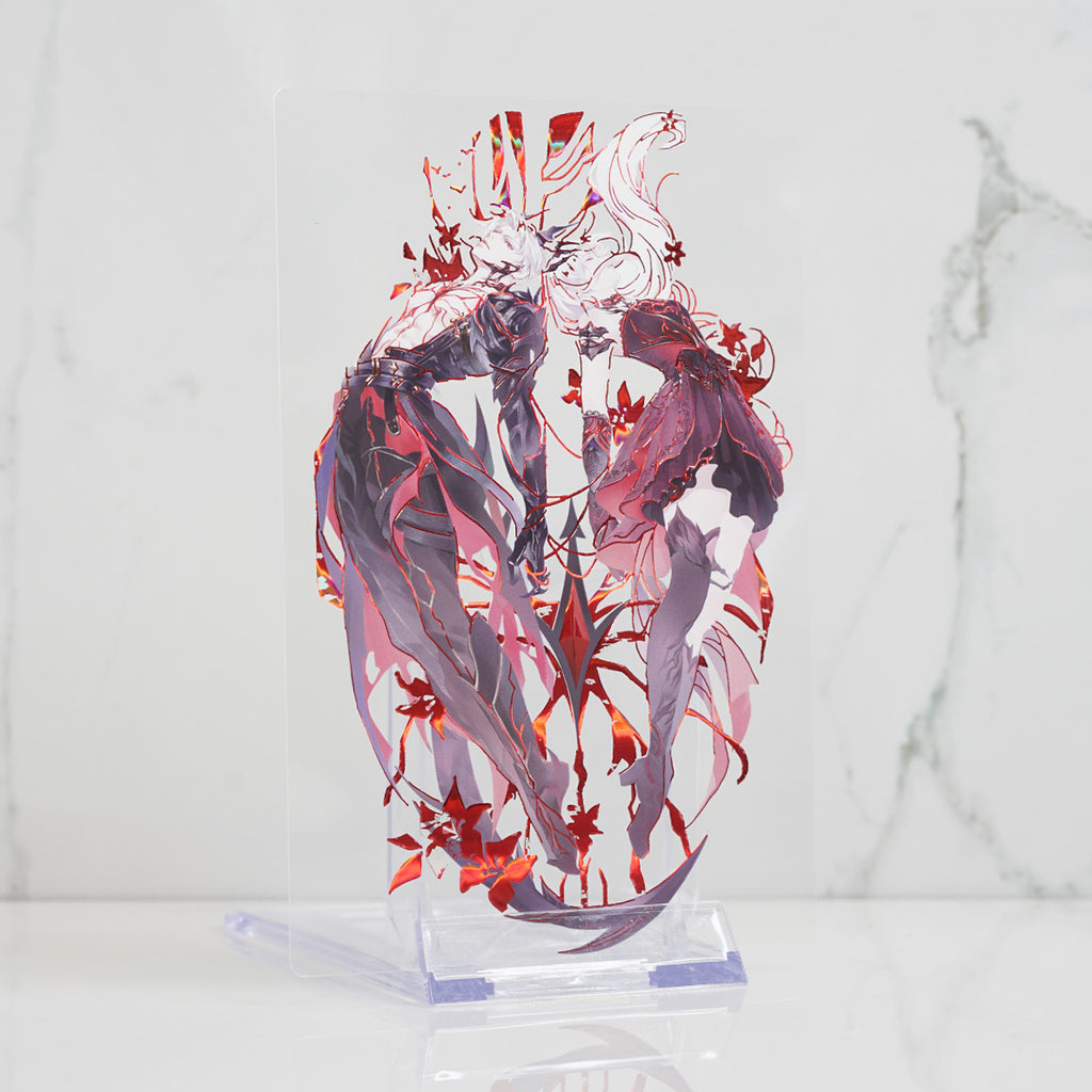 [Pre-order] Sylus Foil Transparent Postcard Print 'Soul Intertwined'