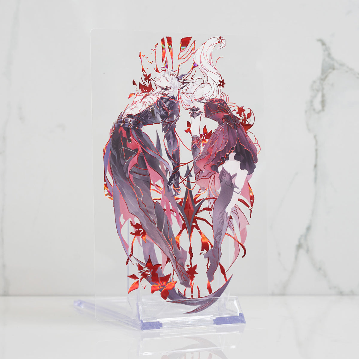 [Pre-order] Sylus Foil Transparent Postcard Print 'Soul Intertwined'