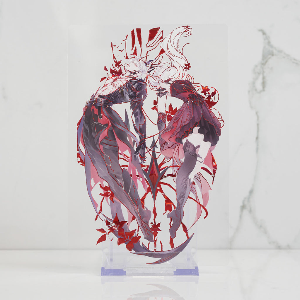 [Pre-order] Sylus Foil Transparent Postcard Print 'Soul Intertwined'